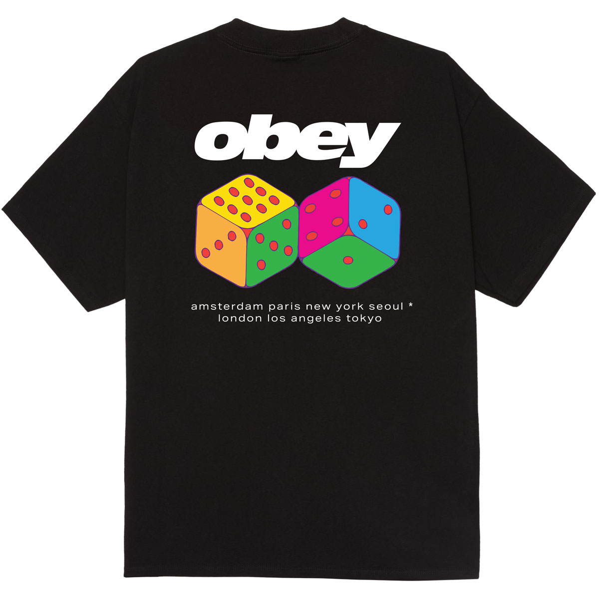 Obey Dice T-Shirt Black