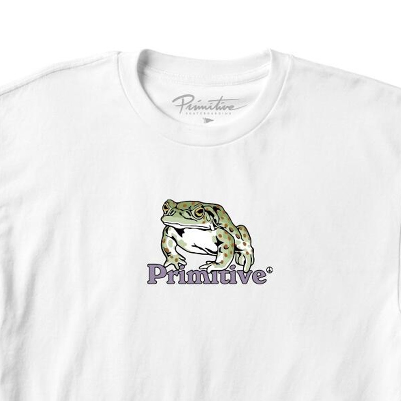 Primitive Toad T-Shirt White Primitive Toad T-Shirt White