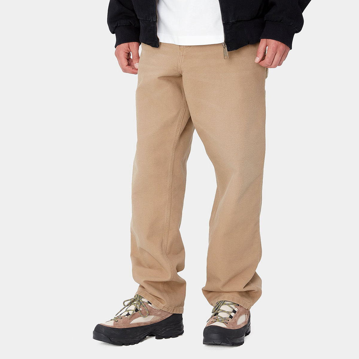 Carhartt WIP Single Knee Pant Peanut Aged Canvas Carhartt WIP Single Knee Pant Peanut Aged Canvas