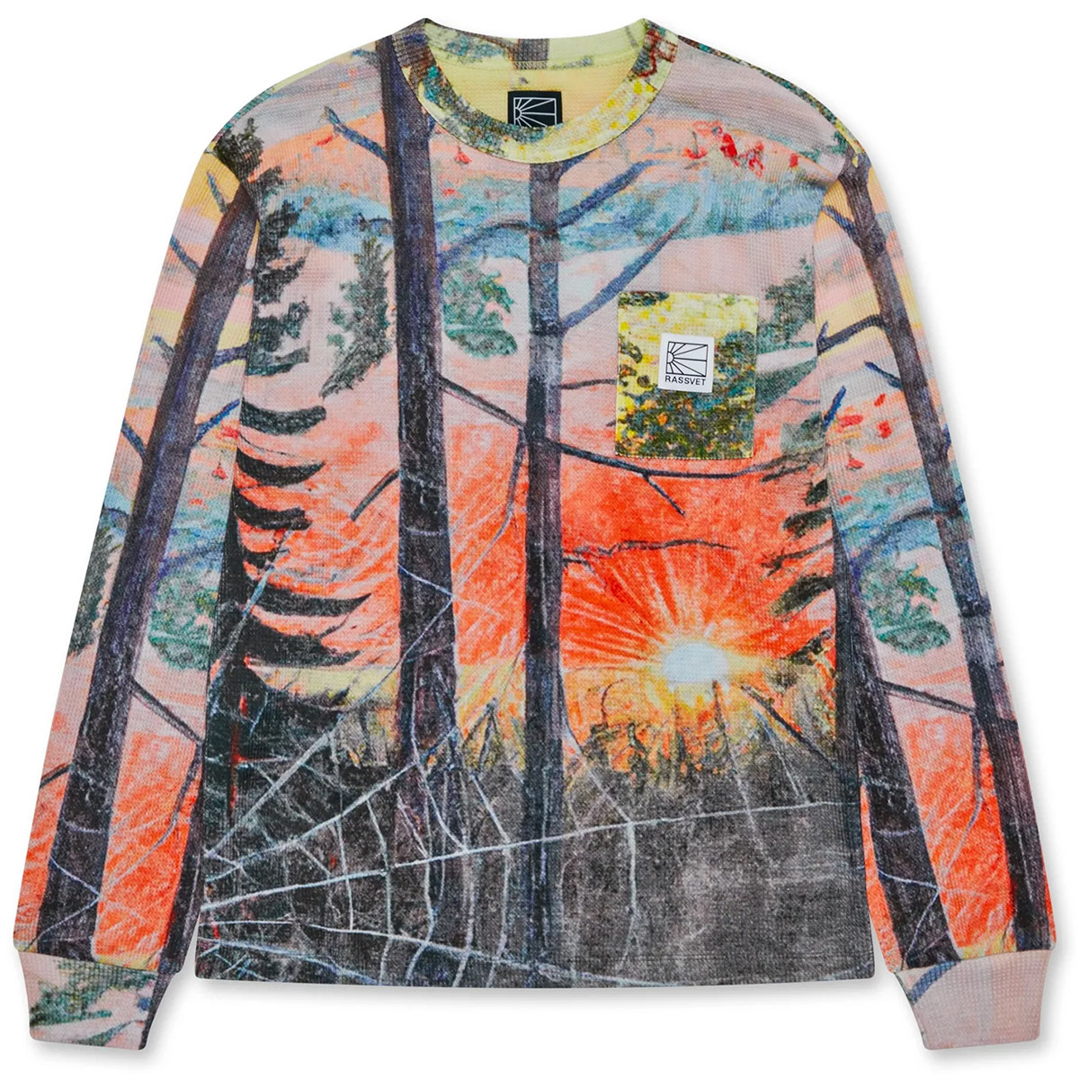 Rassvet All Over Print Knit Longsleeve T-Shirt