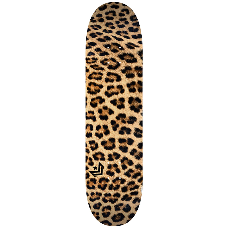 Mini Logo Leopard Fur 18 Skateboard Deck Shape 243 8.25
