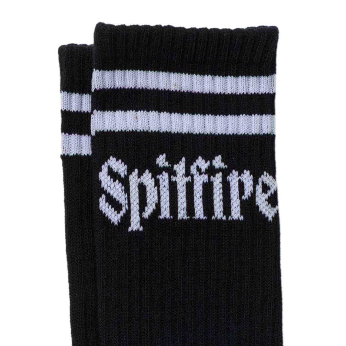 Spitfire Molotov Script Sock Black/White
