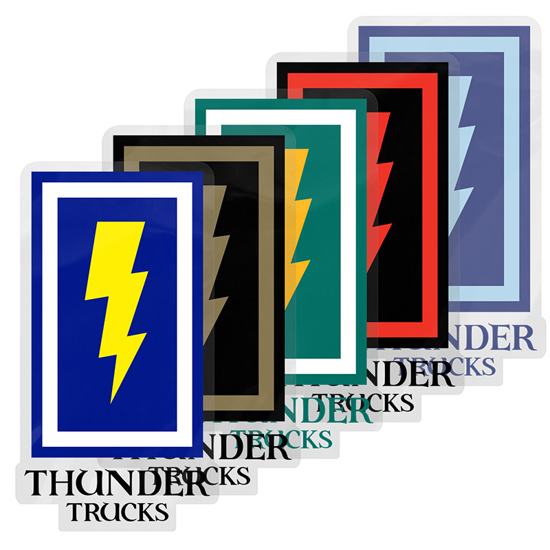 Thunder Boxed Bolt Sticker Assorted