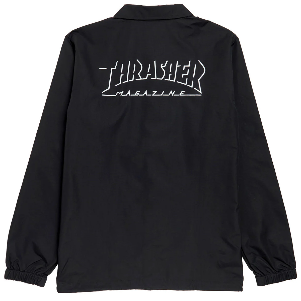 Thrasher Shadow Mag Logo Coach Jacket Black/Black