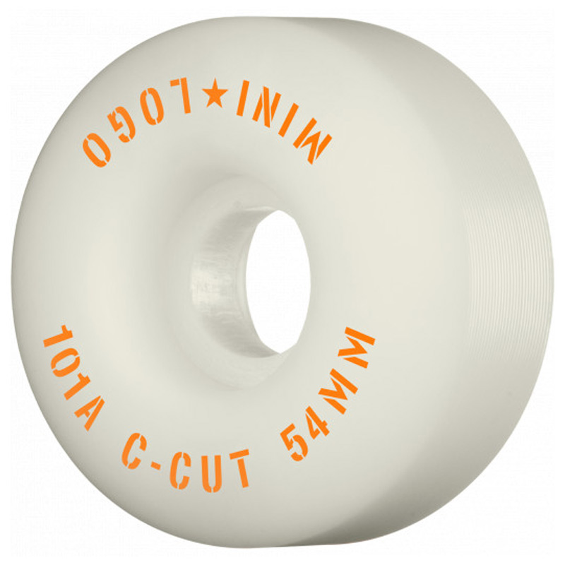 Mini Logo C-Cut-2 Wheels 101A White 54mm Mini Logo C-Cut-2 Wheels 101A White 54mm