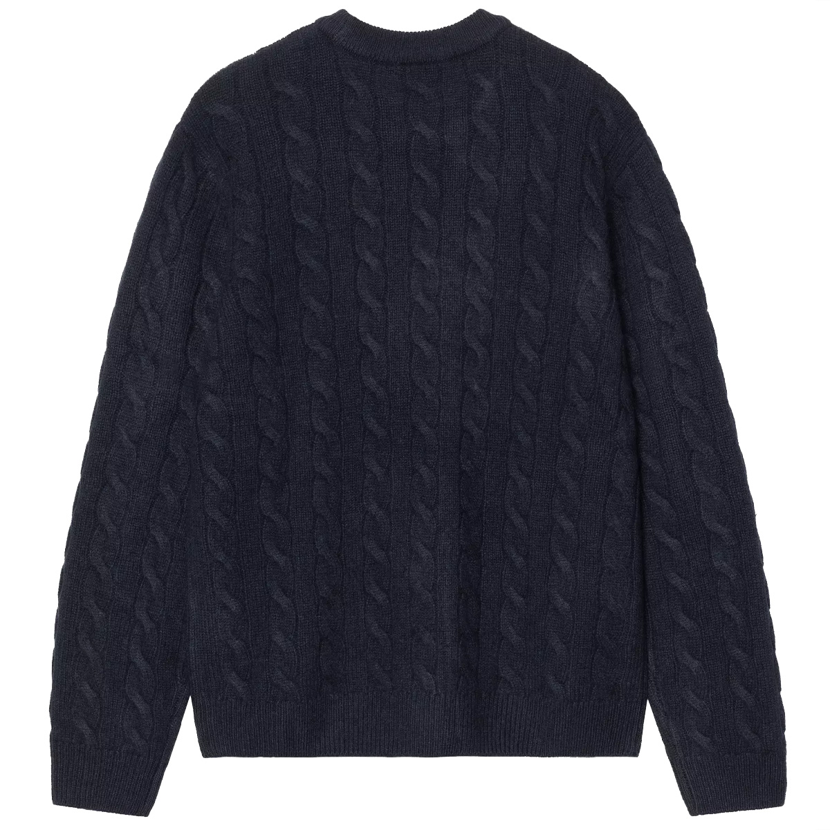 Carhartt WIP Signature Sweater Deep Night/Glassy Pink Carhartt WIP Signature Sweater Deep Night/Glassy Pink