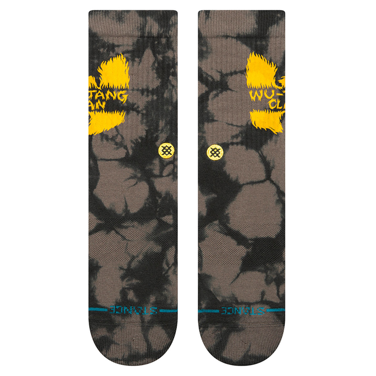 Stance Shaolin Slums Crew Socks Black