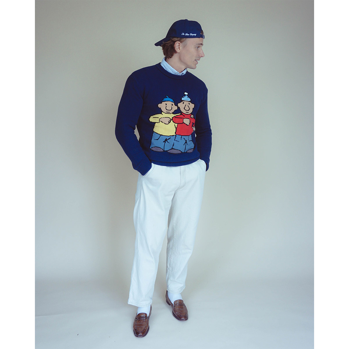 The Loose Company x Pat & Mat Intarsia Knitted Sweater The Loose Company x Pat & Mat Intarsia Knitted Sweater