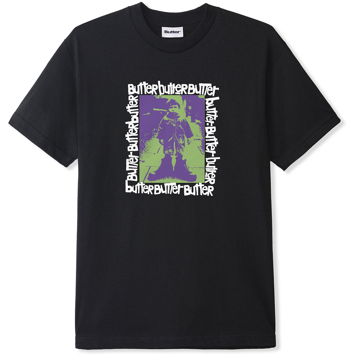 Butter Goods Stolen Boots T-Shirt Black Butter Goods Stolen Boots T-Shirt Black