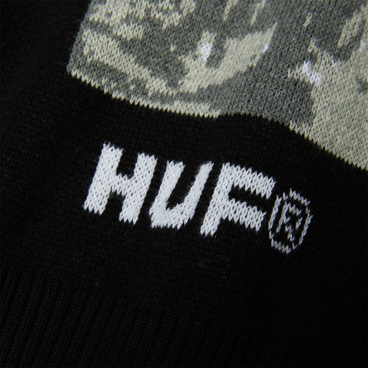 HUF Black Moses Knit Sweater Black