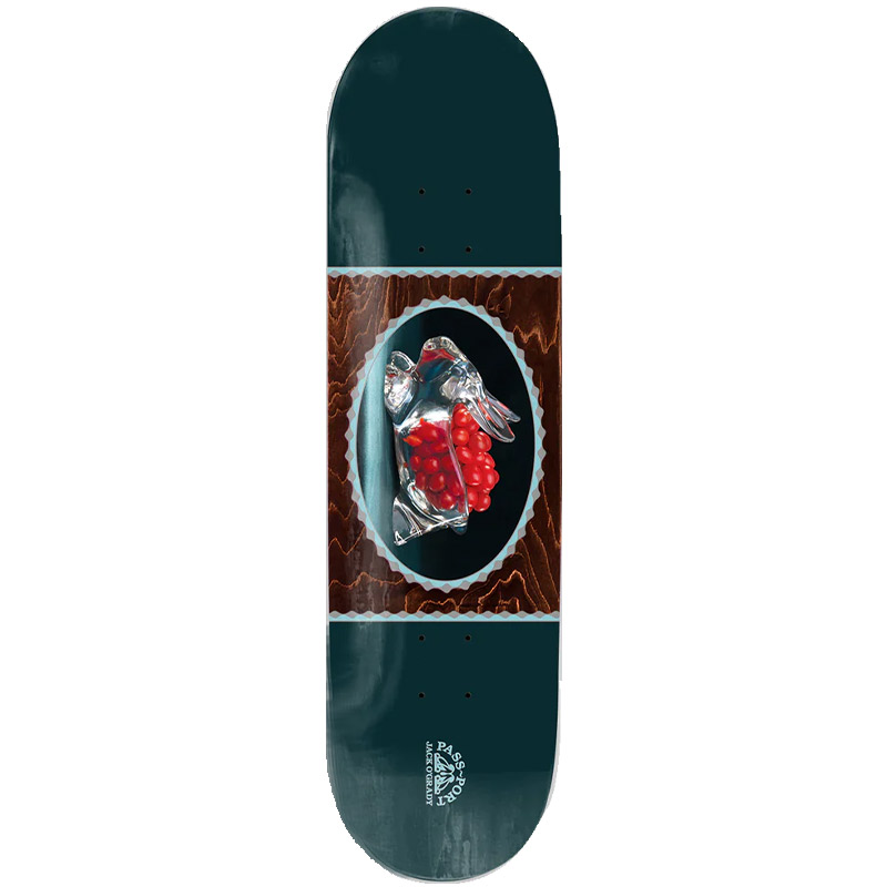 Pass-Port Glass Vessel Pro Series Rabbit Jack O'Grady Skateboard Deck 8.25