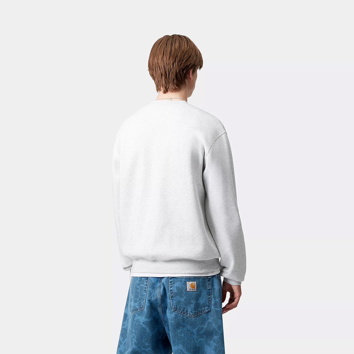 Carhartt WIP Masterpiece Sweater Ash Heather/Wolfsbane