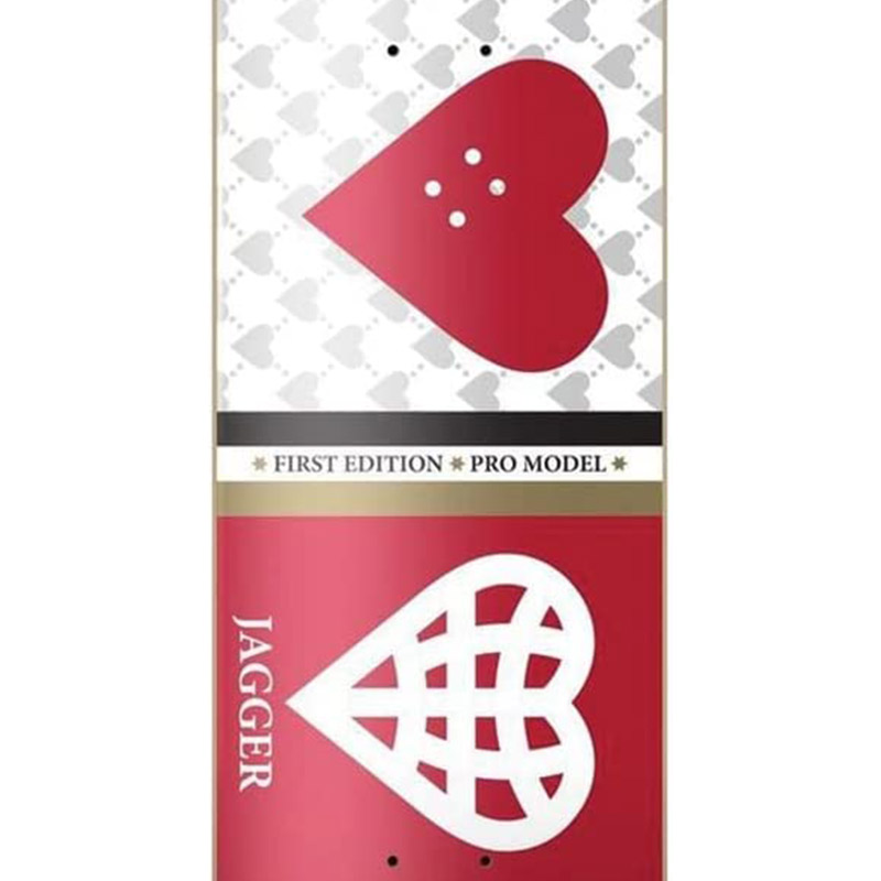 The Heart Supply Jagger Eaton Society Deck Red 8.25