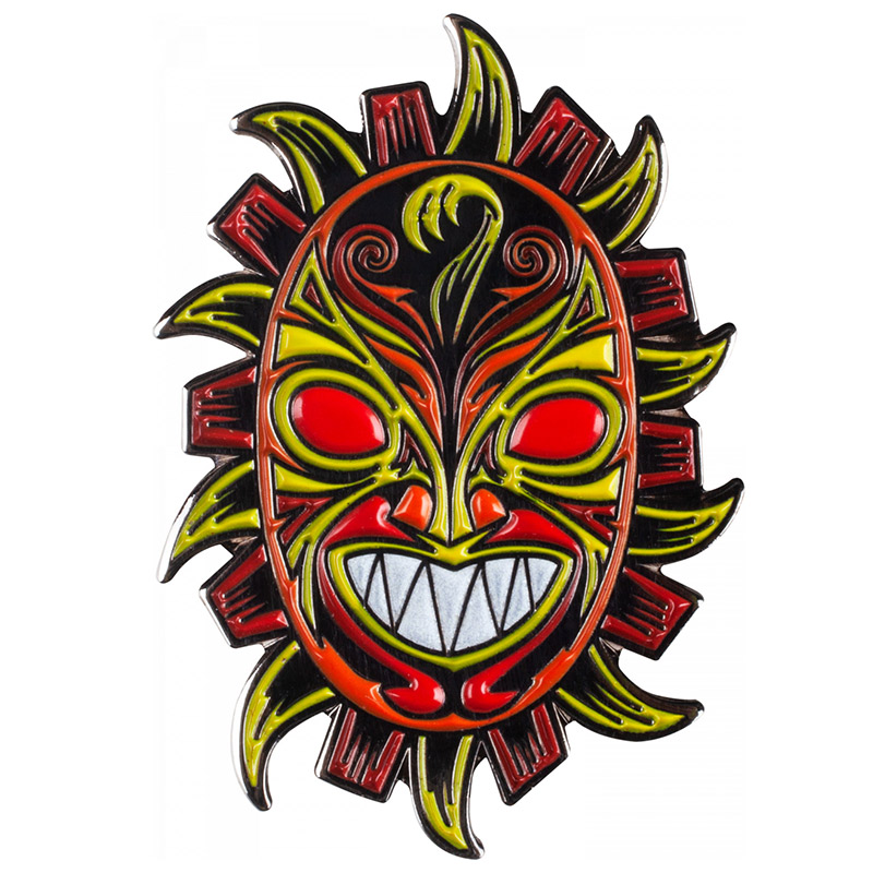 Powell Peralta Nicky Guerrero Mask Glow In The Dark Teeth Lapel Pin
