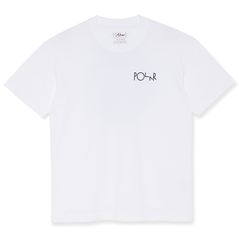 Polar Skorsten Fill Logo T-shirt Jr. White Polar Skorsten Fill Logo T-shirt Jr. White