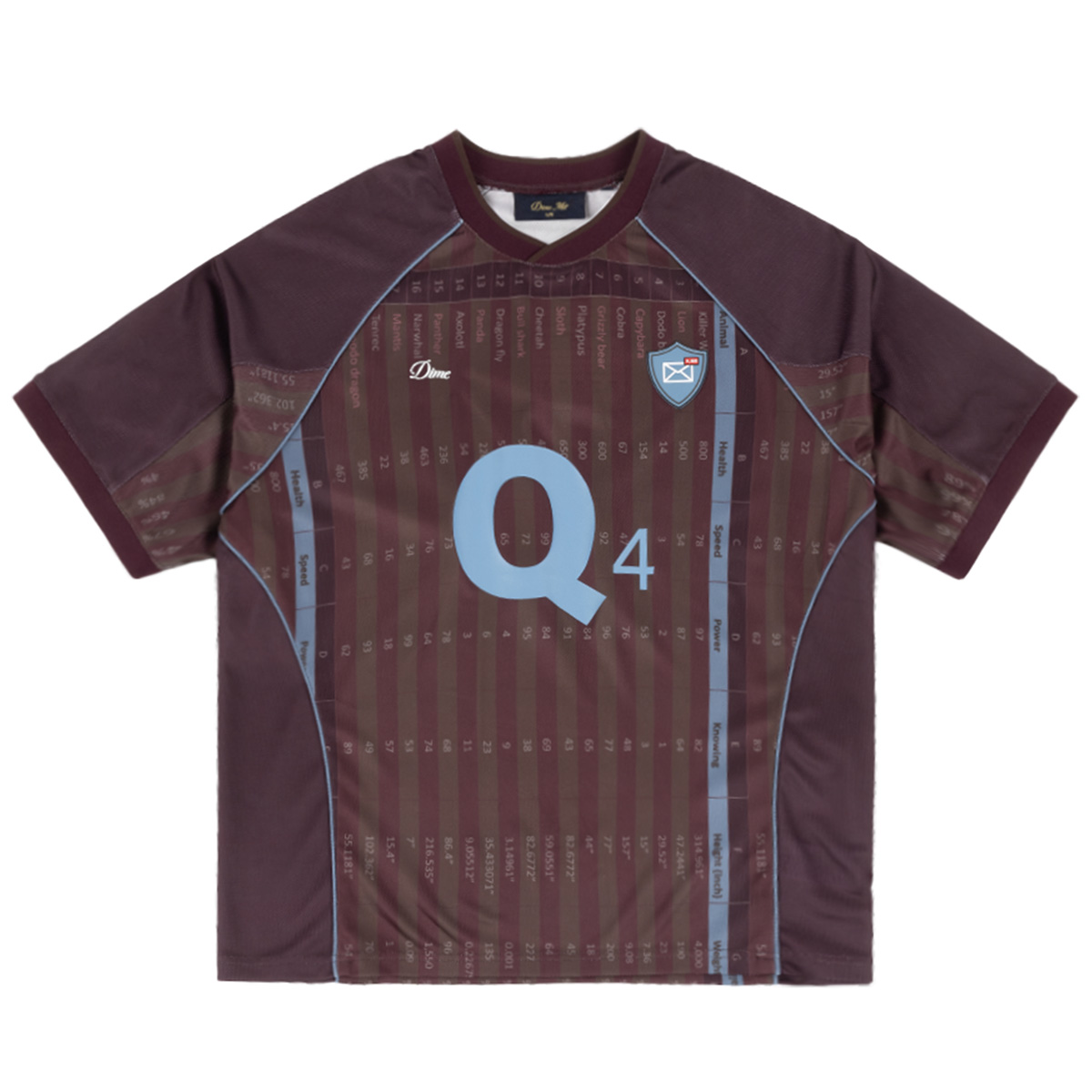 Dime Q4 Jersey Burgundy