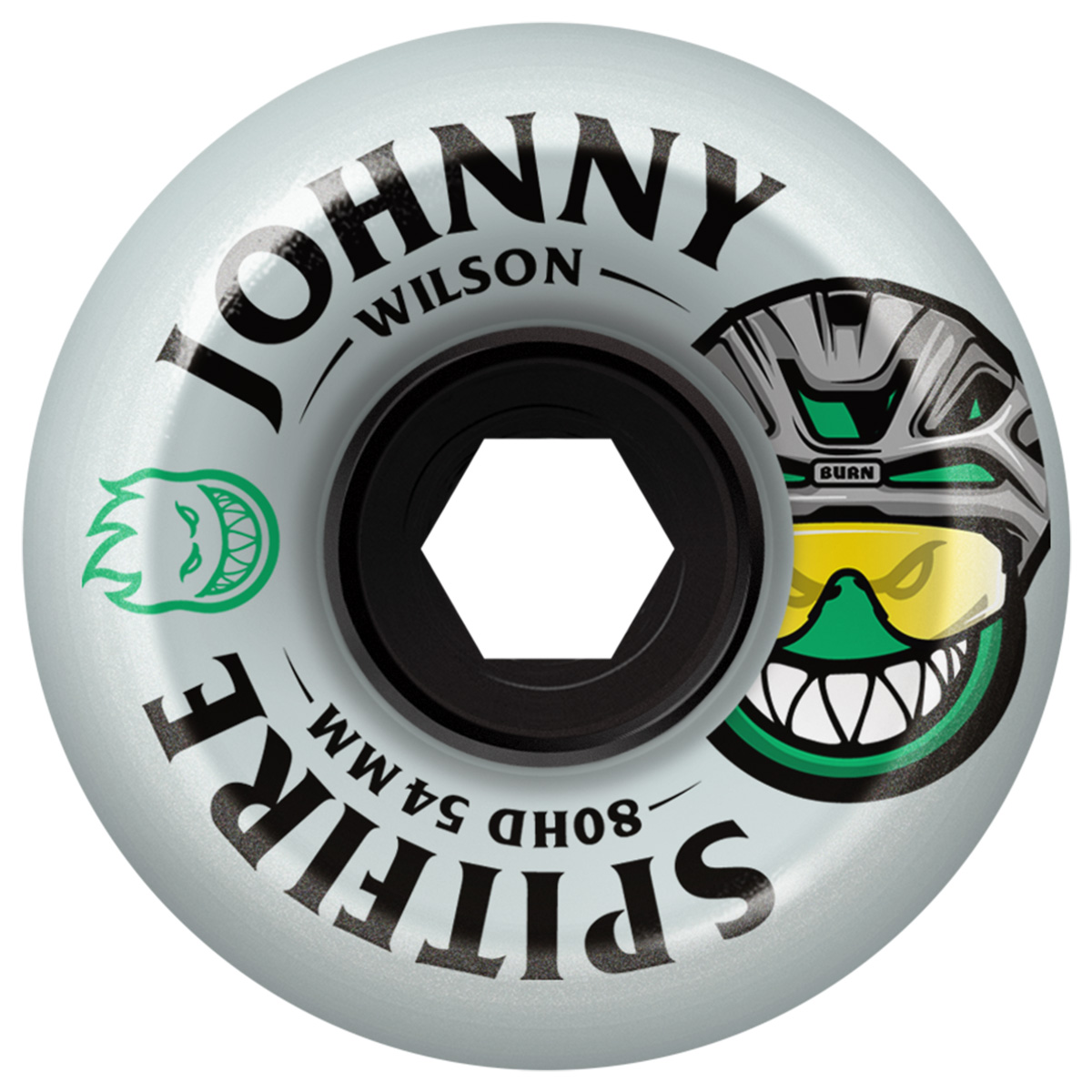 Spitfire 80HD Johnny Wilson Burn Squad Conical Full Wheels Clear 54mm Spitfire 80HD Johnny Wilson Burn Squad Conical Full Wheels Clear 54mm