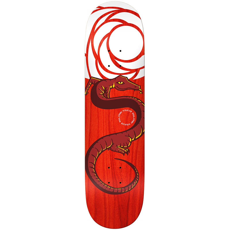 Real Jimmy Wilkins One Off Skateboard Deck Red 8.25