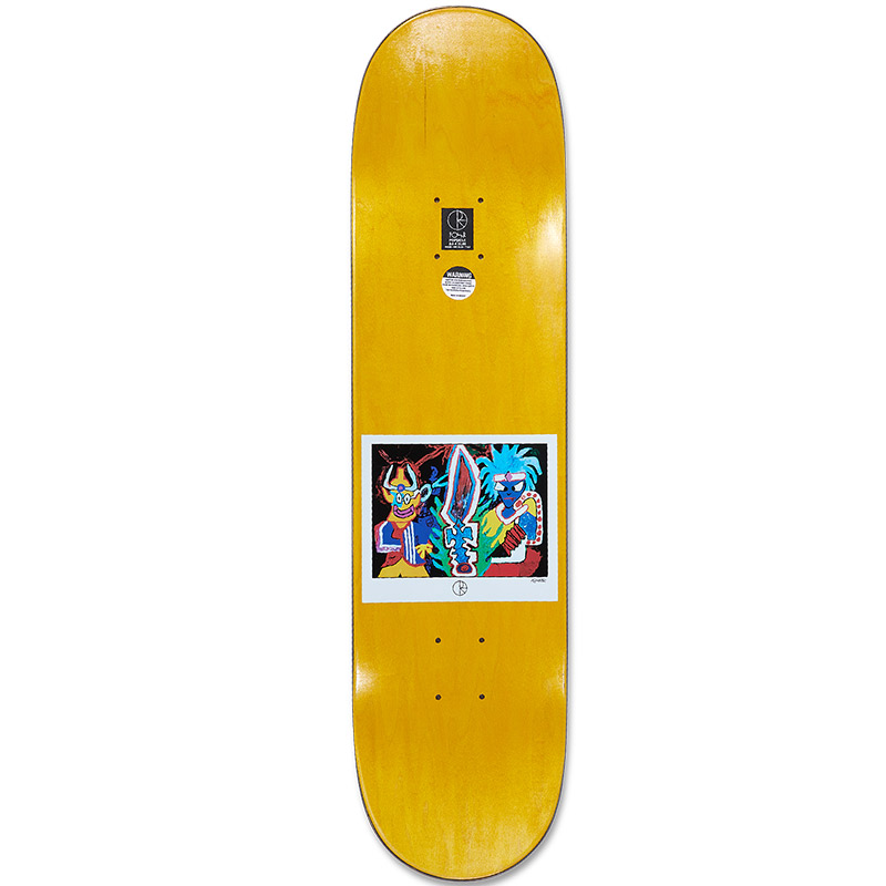 Polar Oskar Rozenberg Tribal Chief Skateboard Deck Blue 8.0 Polar Oskar Rozenberg Tribal Chief Skateboard Deck Blue 8.0