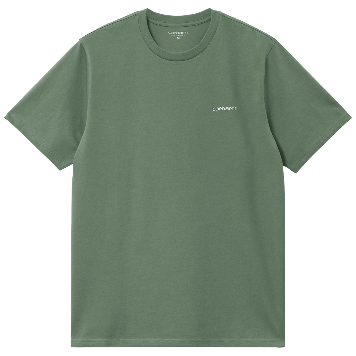 Carhartt WIP Script Embroidery T-Shirt Park/White Carhartt WIP Script Embroidery T-Shirt Park/White