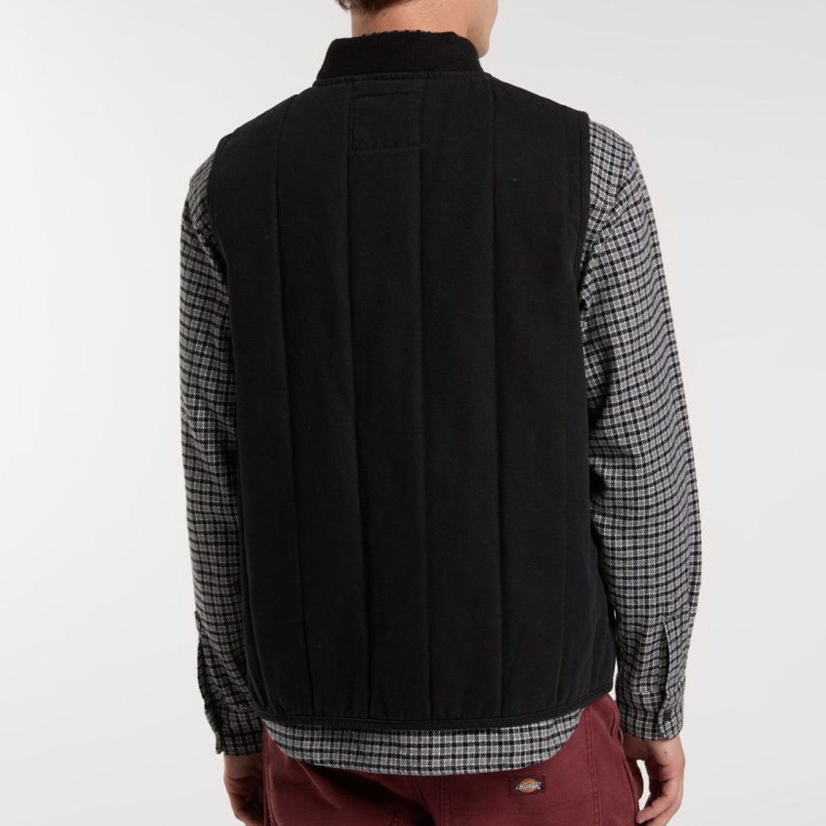Dickies Quilted Canvas Vest Black Dickies Quilted Canvas Vest Black