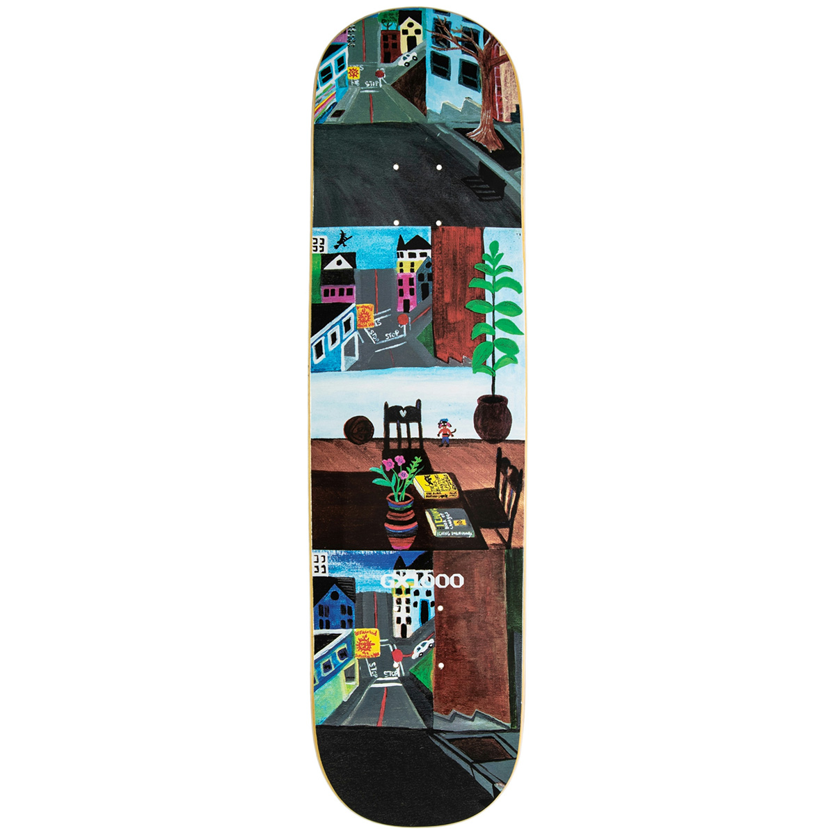 GX1000 Acid Smoked Hills 1 Skateboard Deck 8.25 GX1000 Acid Smoked Hills 1 Skateboard Deck 8.25