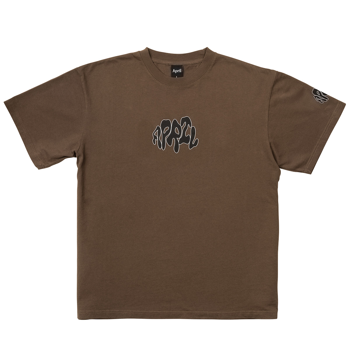 April Warped T-shirt Chocolate April Warped T-shirt Chocolate