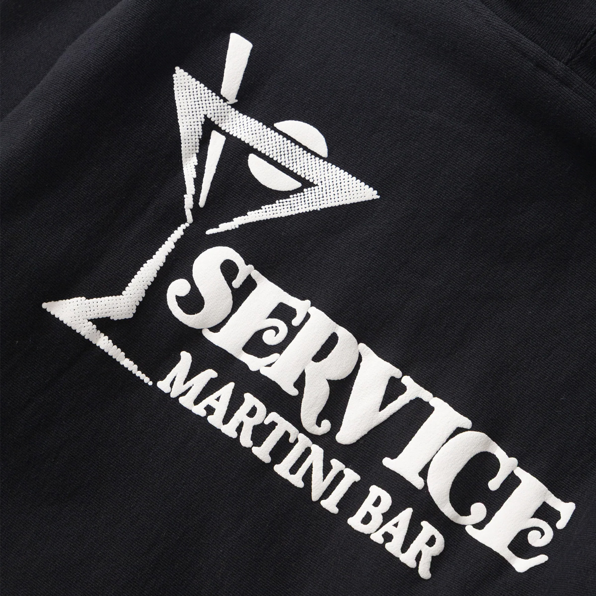 Service Works Martini Zipper Hooded Sweater Black Service Works Martini Zipper Hooded Sweater Black