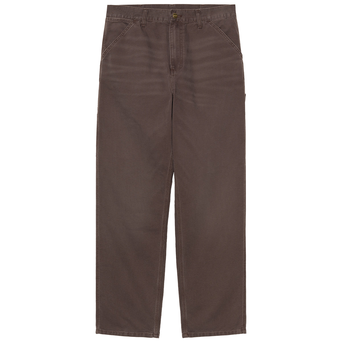 Carhartt WIP Single Knee Pant Tobacco Stone Canvas