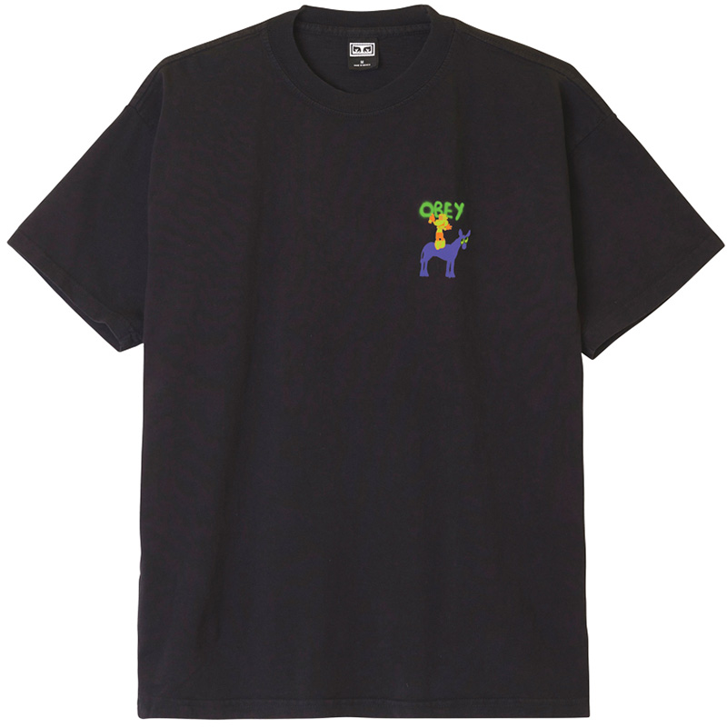 Obey Donkey T-Shirt Off Black Obey Donkey T-Shirt Off Black