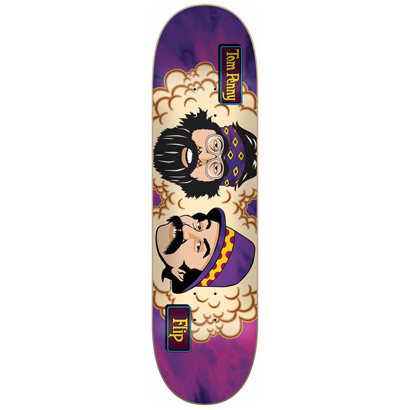 Flip Toms Friends Skateboard Deck Purple Haze 8.13