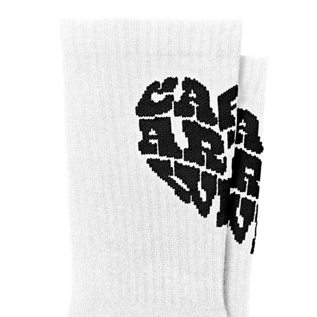Carhartt WIP Heartbreaker Socks White/Black Carhartt WIP Heartbreaker Socks White/Black