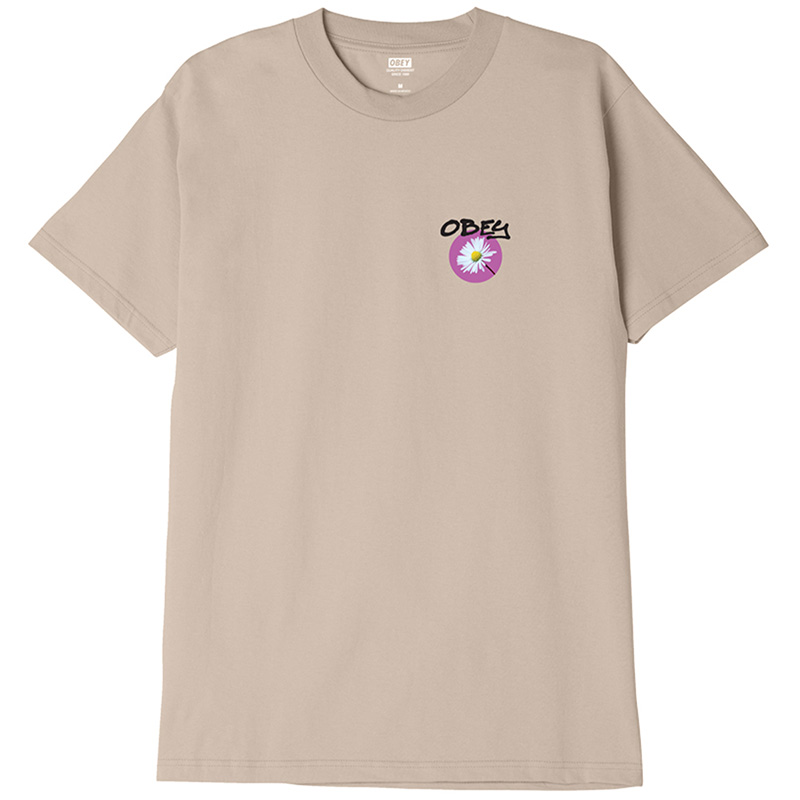 Obey Daisy Spray T-Shirt Sand Obey Daisy Spray T-Shirt Sand