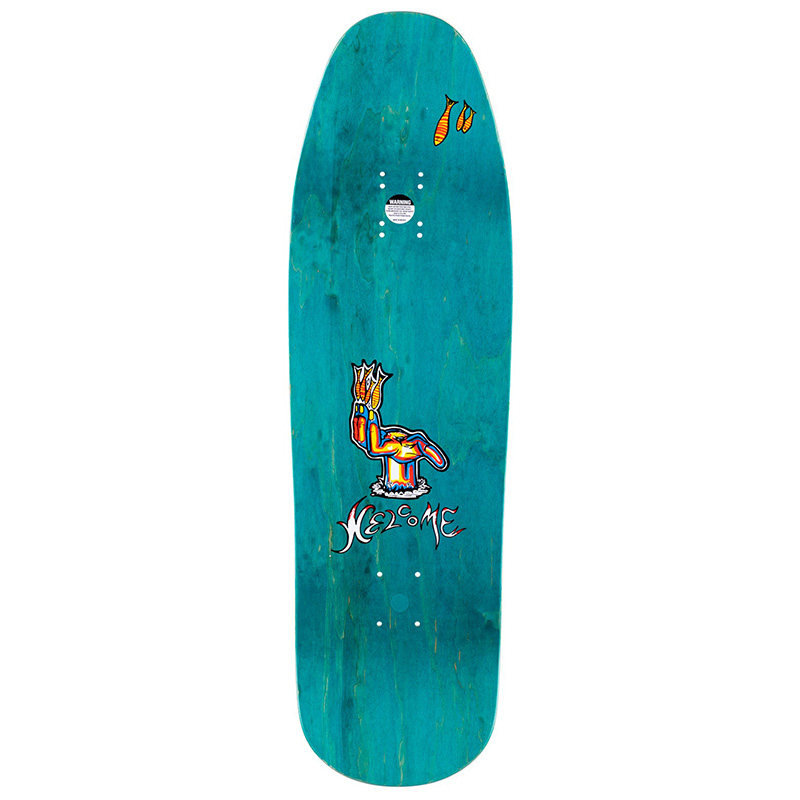 Welcome Chris Miller Collage On Gaia Skateboard Deck Assorted 9.6