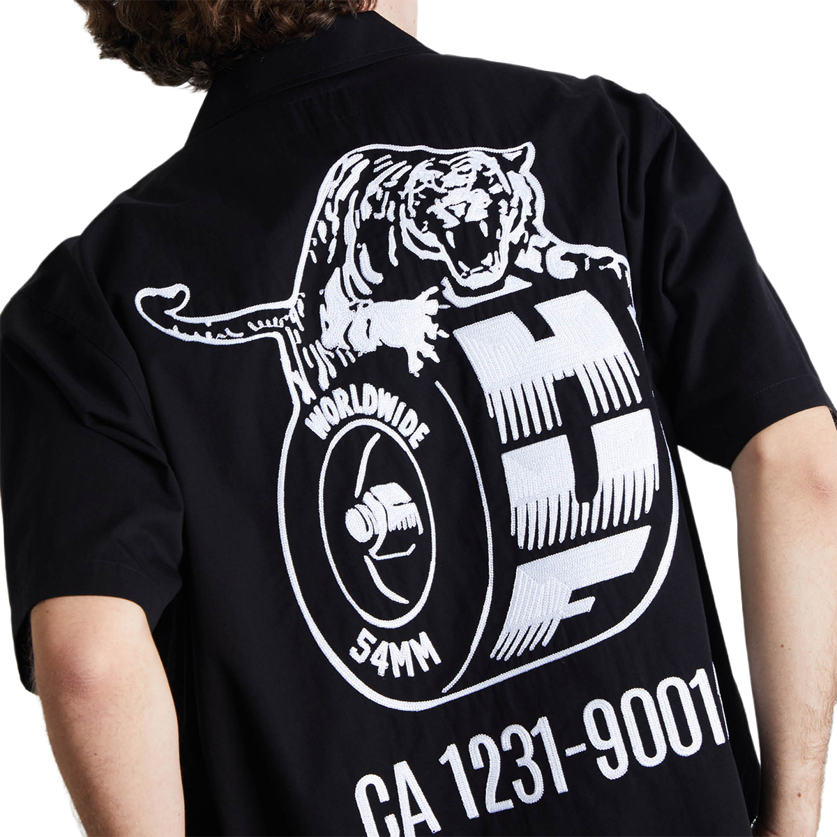 HUF Urethane Work Shirt Black