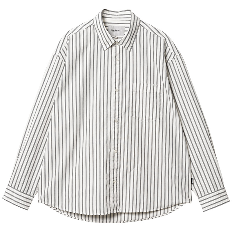 Carhartt WIP Ligety Stripe Longsleeve Shirt Wax/Black