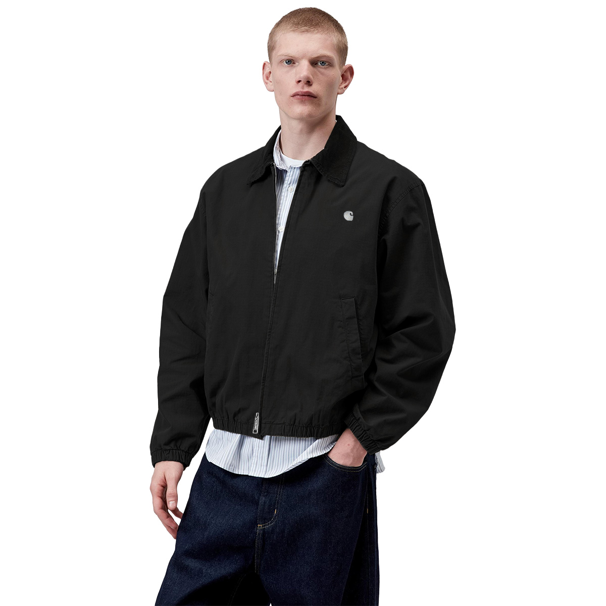Carhartt WIP Madison Ripstop Jacket Black/Wax Garment Dyed