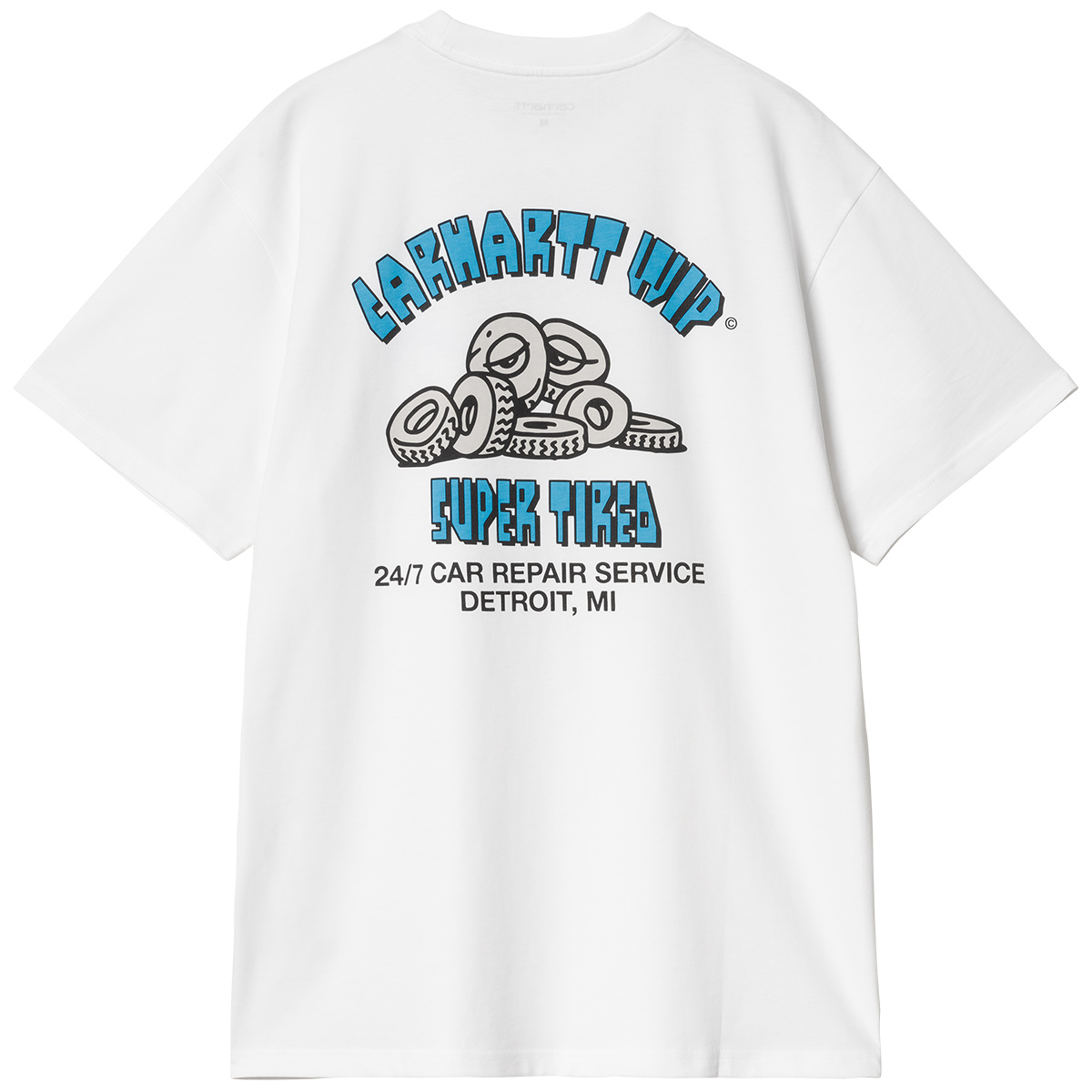 Carhartt WIP Super Tired T-Shirt White Carhartt WIP Super Tired T-Shirt White