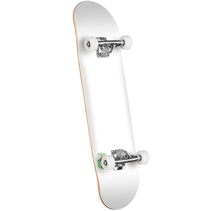 Mini Logo Chevron Detonator 15 Birch Complete Skateboard Solid White Shape 191 7.5