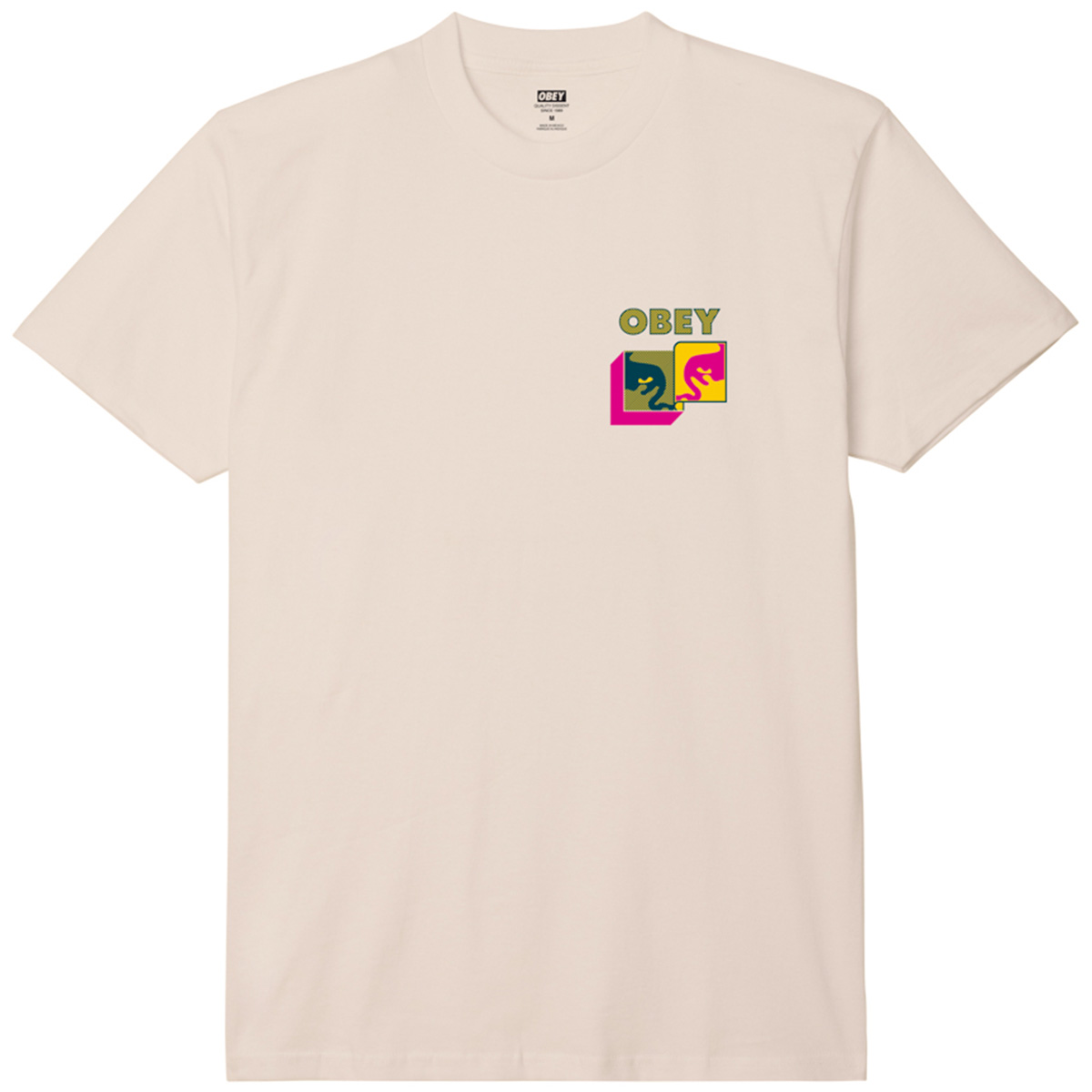 Obey Post Modern T-Shirt Cream