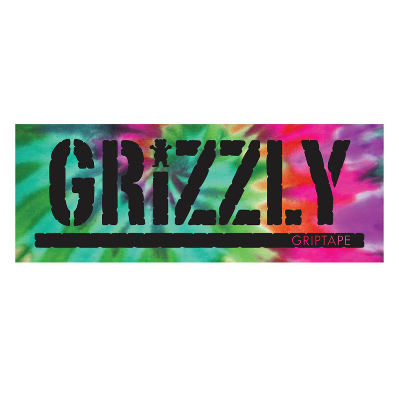 Grizzly Reverse Tie Dye Stamp Sticker Grizzly Reverse Tie Dye Stamp Sticker