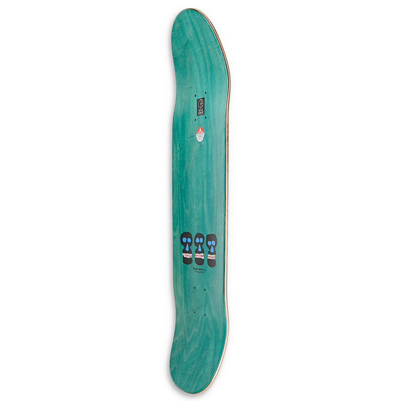 Polar Oskar Rozenberg World Domination Skateboard Deck Yellow P9