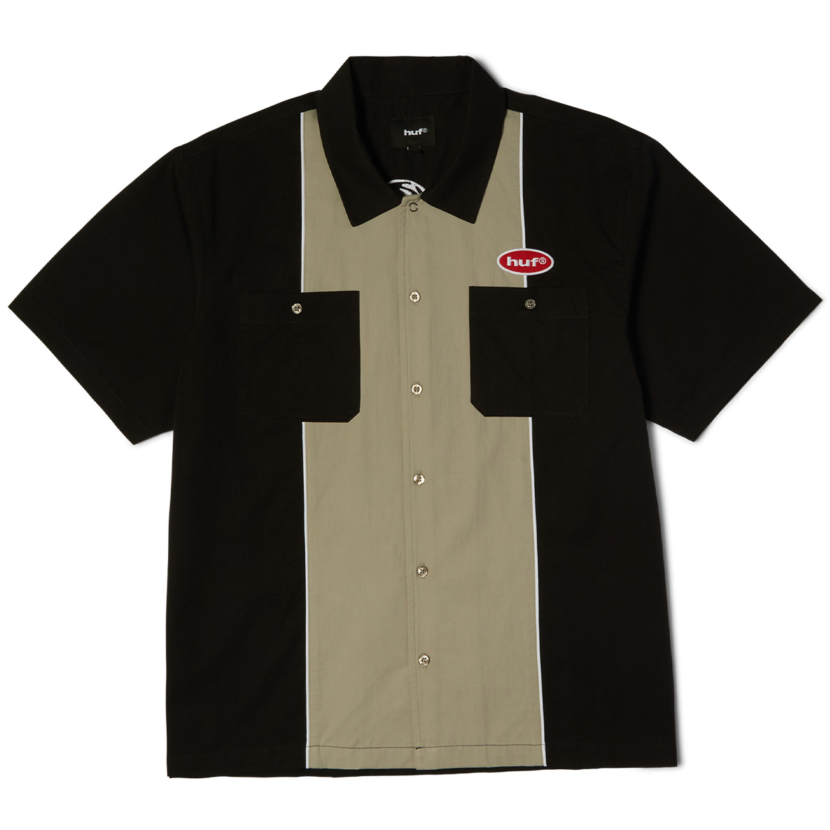 HUF Urethane Work Shirt Black
