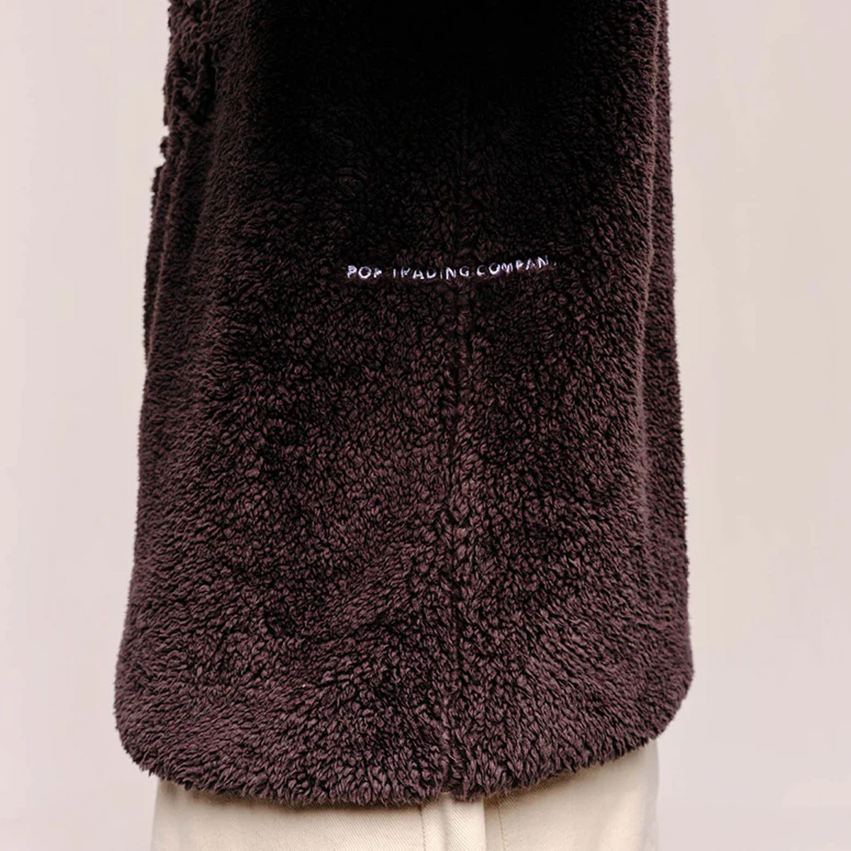 POP Arch Halfzip Fleece Sweater Charcoal