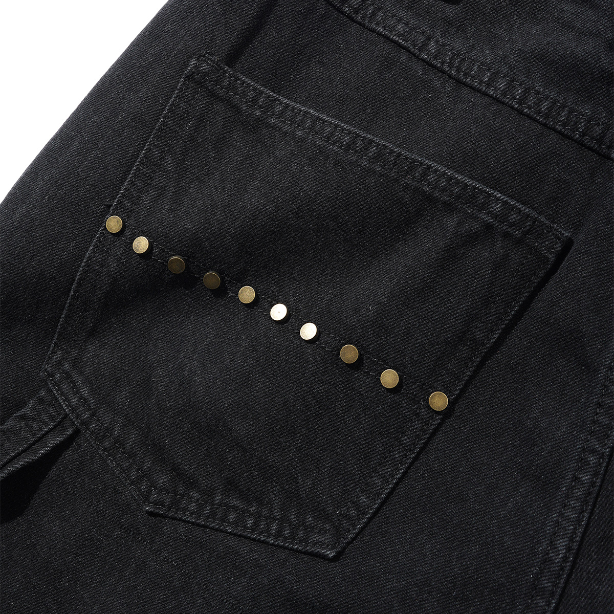 Butter Goods Rivet Denim Jeans Washed Black Butter Goods Rivet Denim Jeans Washed Black