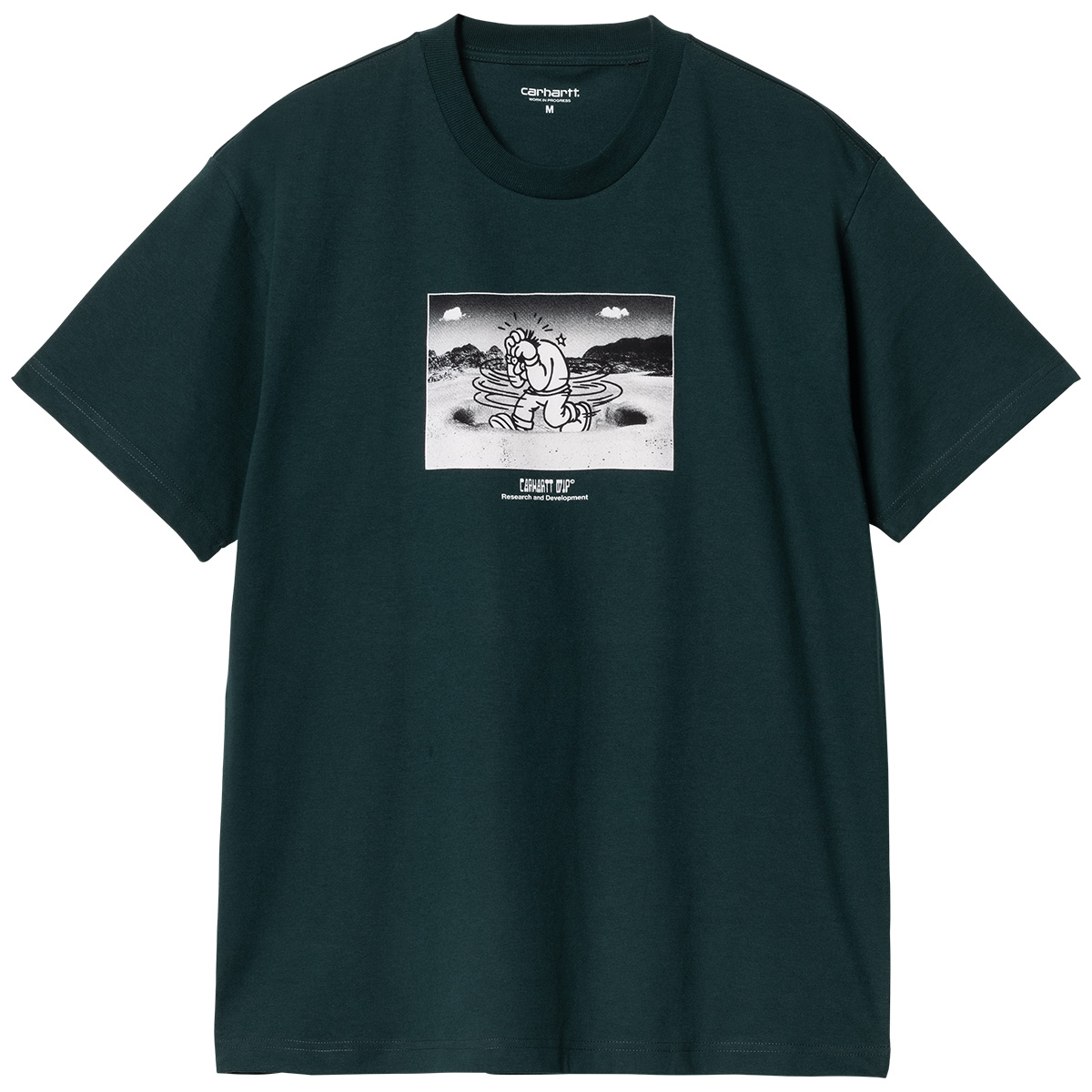 Carhartt WIP Think Tank T-Shirt Duck Blue Carhartt WIP Think Tank T-Shirt Duck Blue