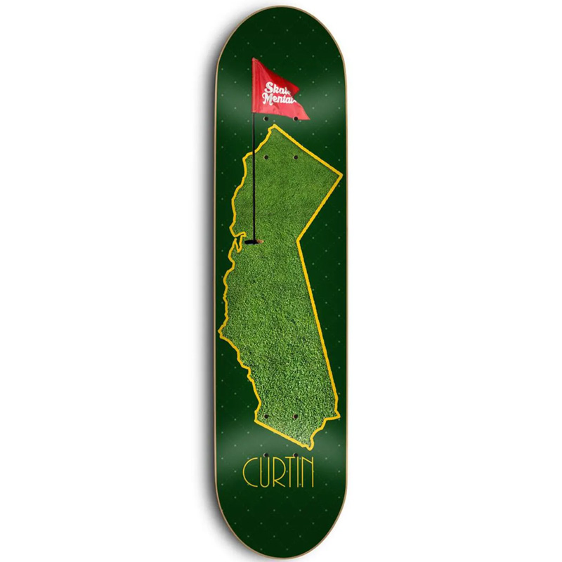 Skate Mental Curtin Golf Skateboard Deck 8.125