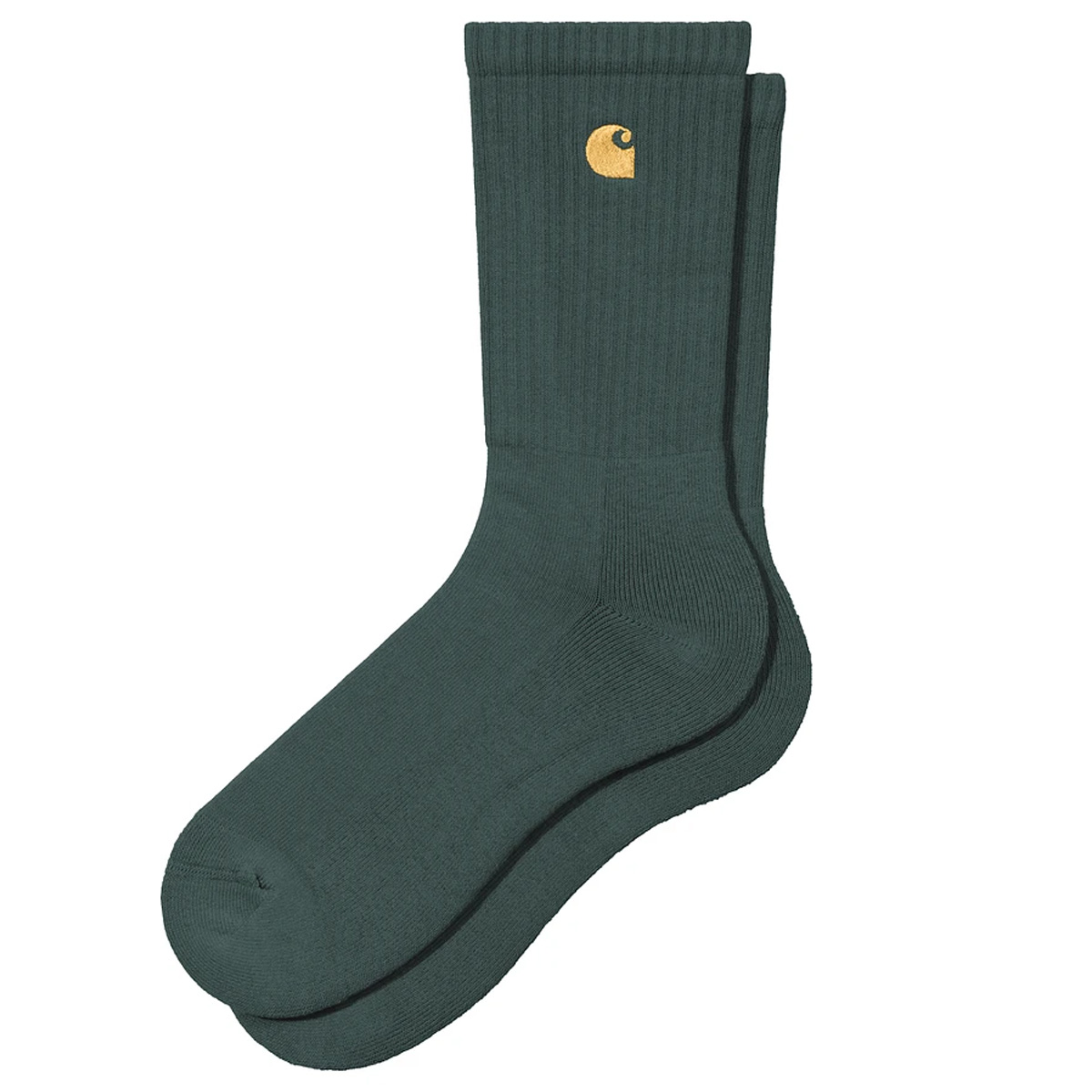 Carhartt WIP Chase Socks Velvet Green/Gold 