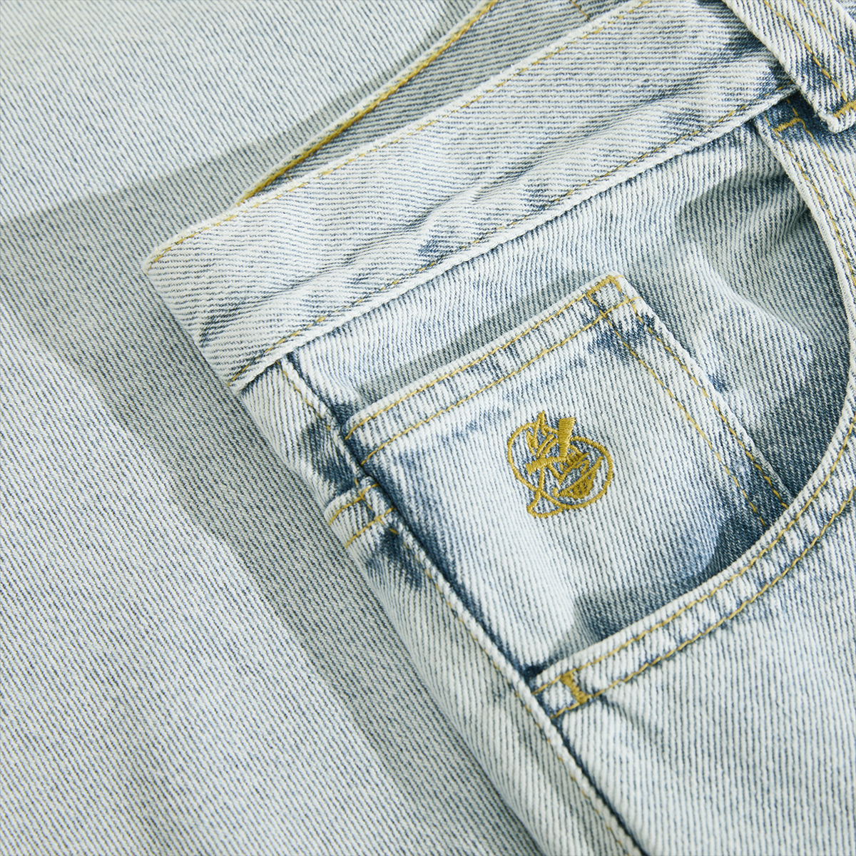 Polar 93 Pants Dirty Light Blue