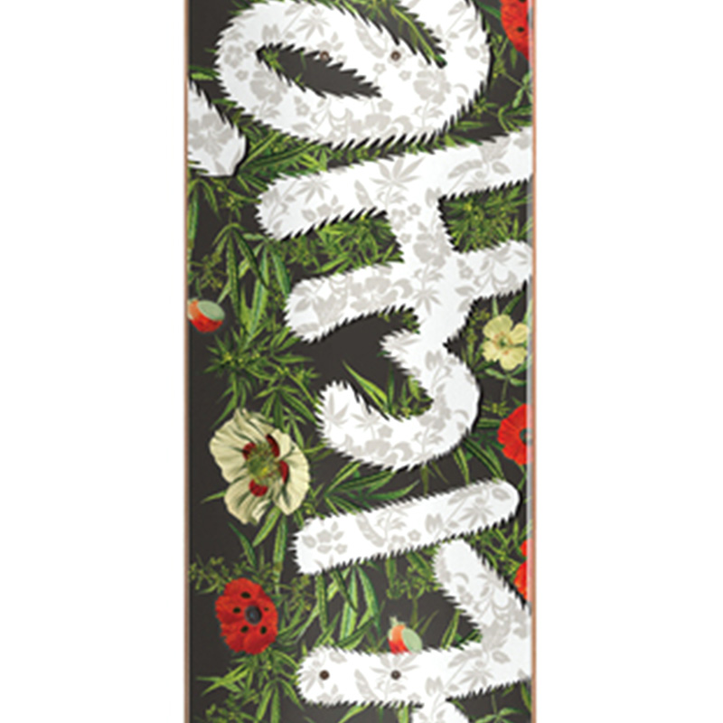 Cliché Botanical RHM Skateboard Deck Charcoal 8.0